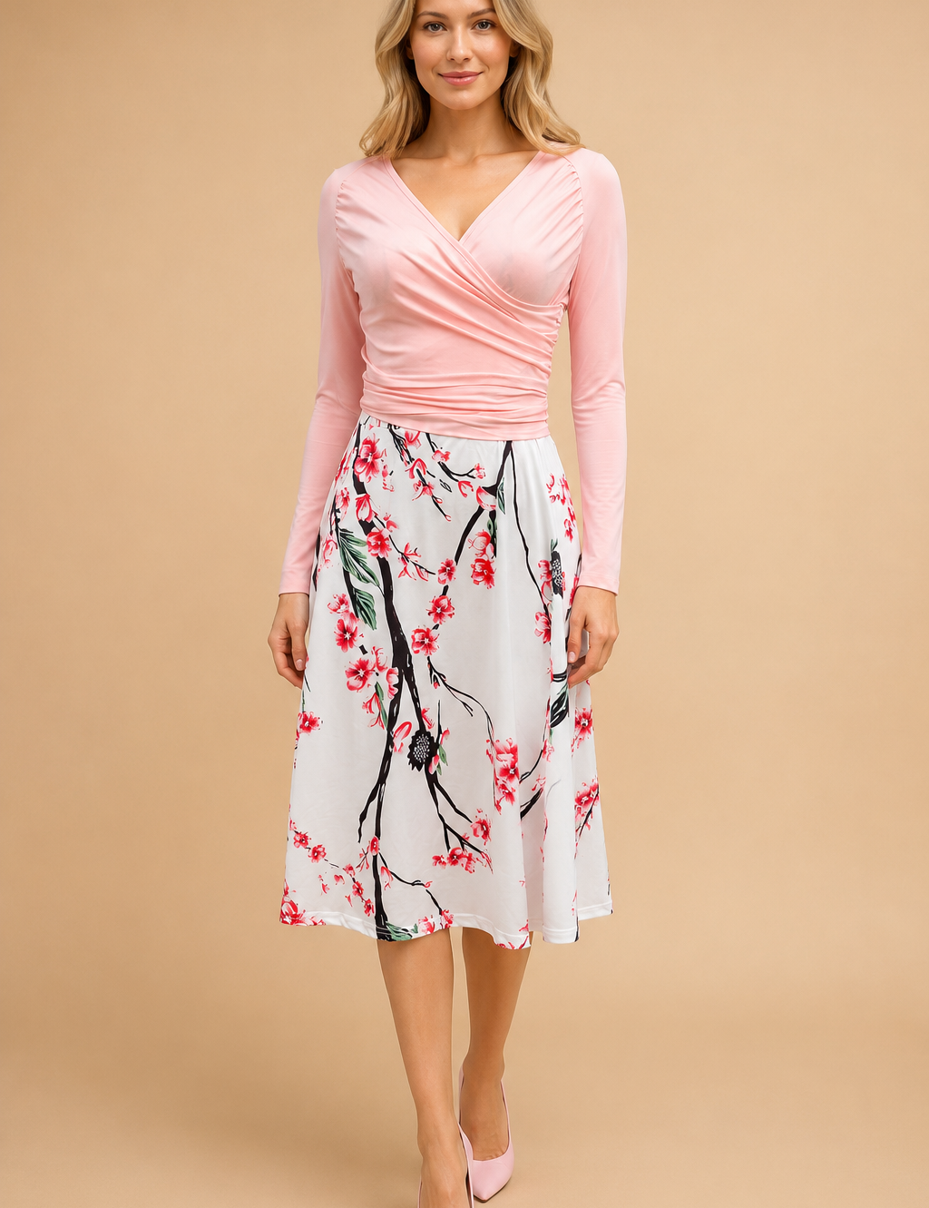 pink-floral-wrap-midi-dress-half-body-fashion-editorial-polish-model-caramel-sand-backgrou_09da0735-59ac-4e23-9bd0-7a926734f9c3.png
