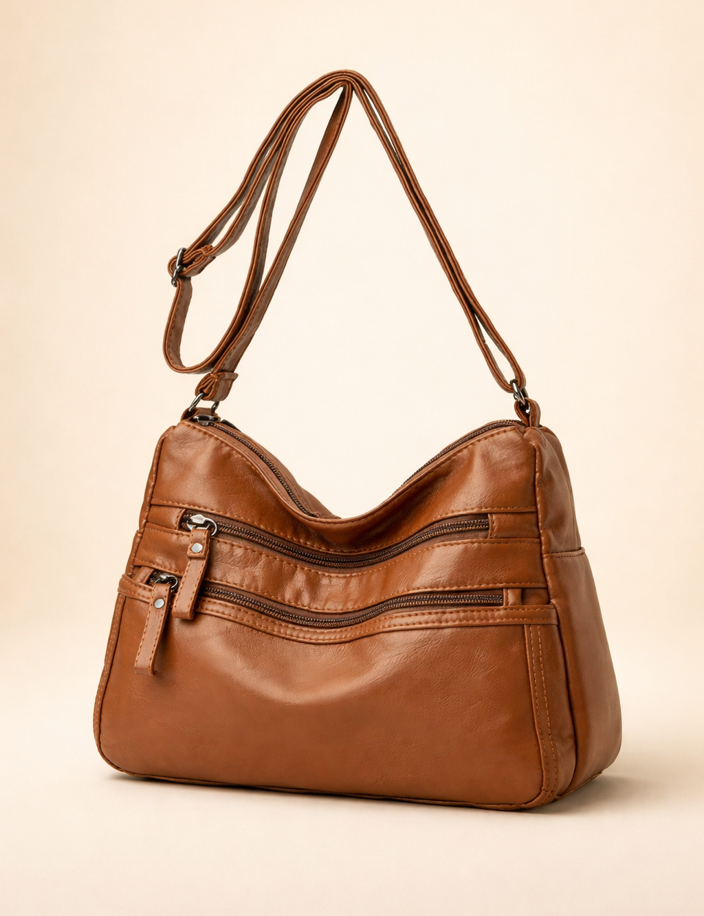 Charlene | Women’s Practical Multi-Pocket Shoulder Bag