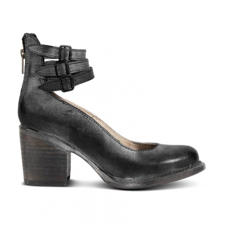 Natalia | Elegant block heel pumps with straps